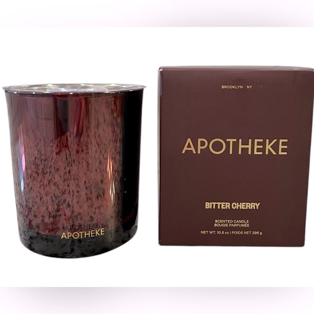 Apotheke Bitter Cherry Candle, New